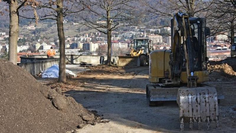 Bergamo, al parco Sant’Agostino via all’ultimo lotto di lavori: «Contiamo di riaprirlo in estate»