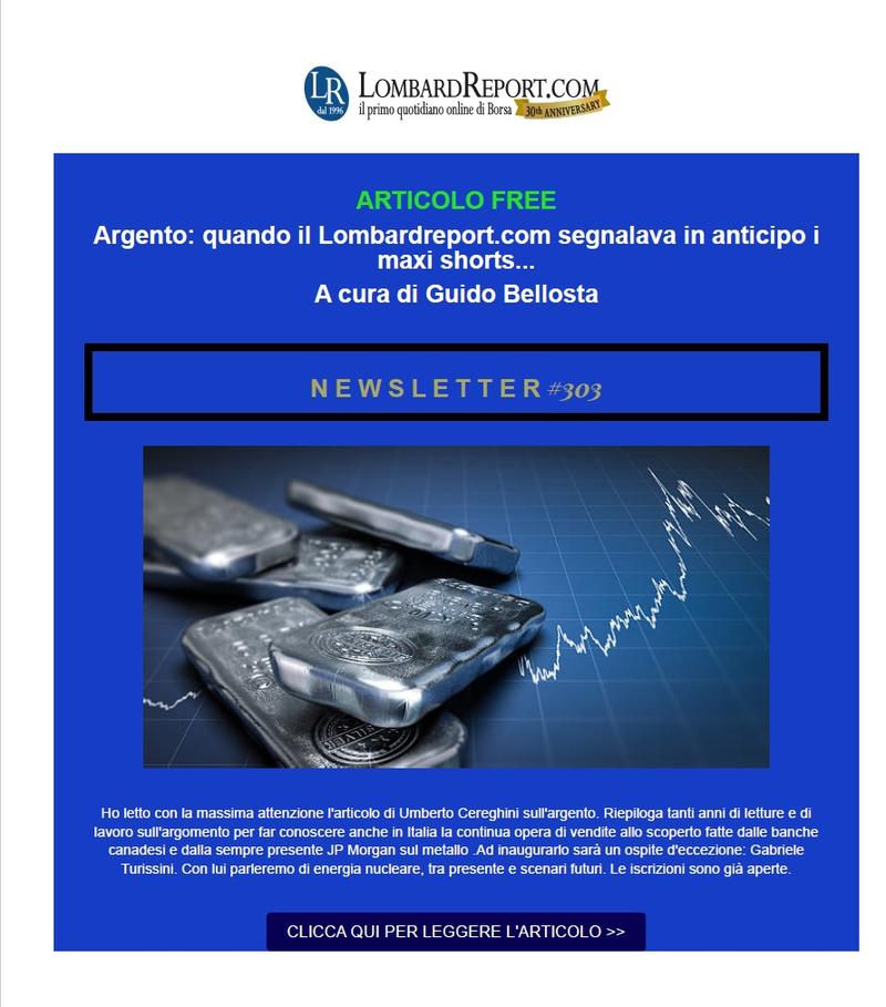 [MAGAZINE] Argento Super Star! Quando il Lombardreport.com segnalava in anticipo i MAXI shorts...