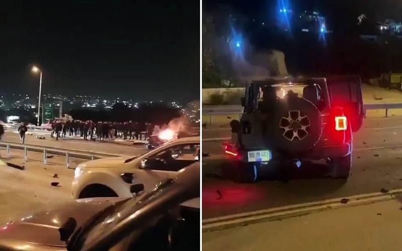 Three hurt in car explosion near northern Arab town; police suspect criminal motive