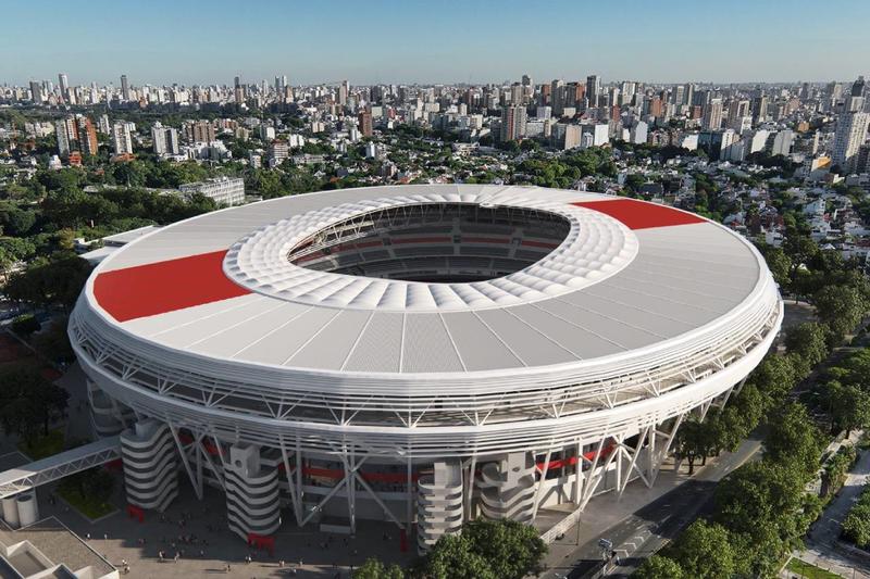 River Plate to extend stands, build roof over Monumental stadium