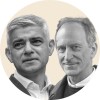 Sadiq Khan And Denis Hayes